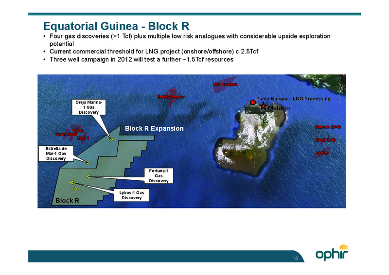 18TH AFRICA UPSTREAM – Ophir Energy Plc – slide 15