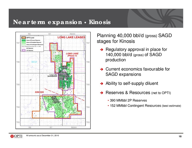 Corporate Presentation – OPTI Canada – slide 17