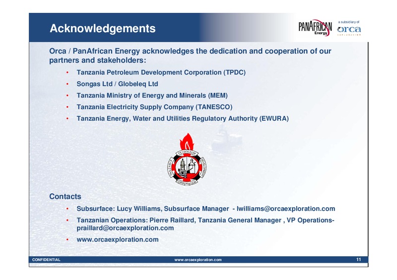 EAPC09 – Orca Energy Limited – slide 11