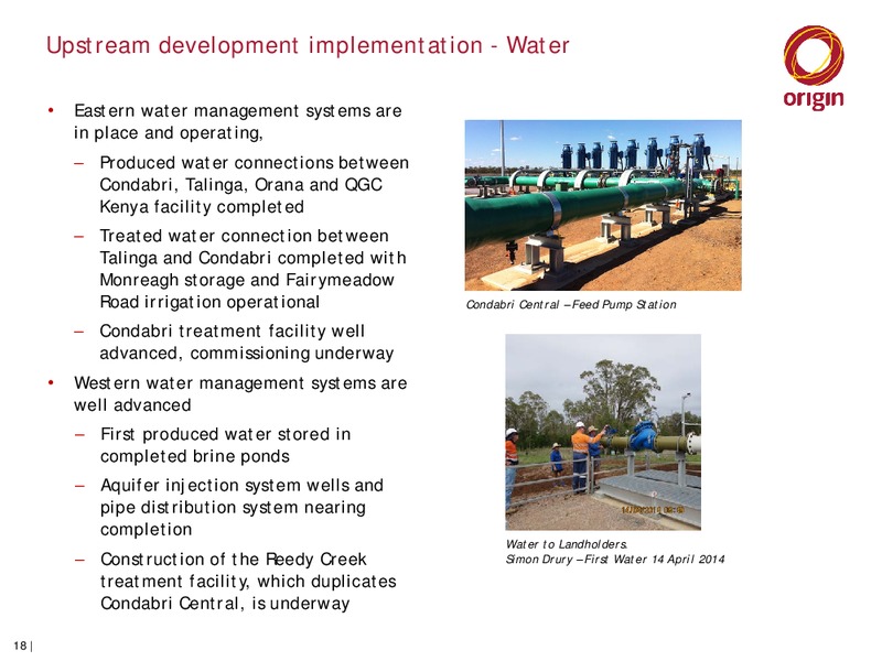 Origin APLNG Operational Review and Asset Visit – Origin Energy Ltd. – slide 17