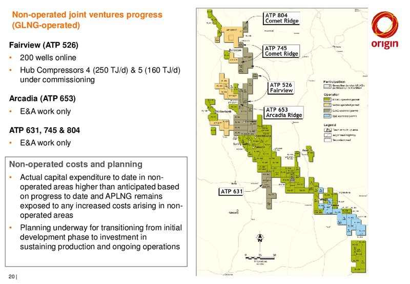 Australia Pacific LNG Site Tour – Origin Energy Ltd. – slide 19