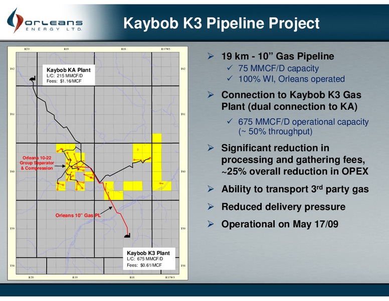 2010 ANNUAL GENERAL MEETING – Orleans Energy Ltd. – slide 14