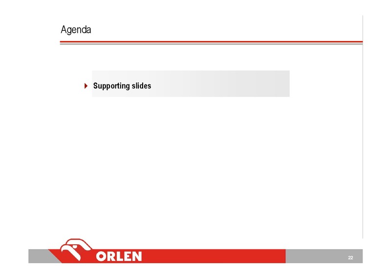 Q1 2012 INVESTOR PRESENTATION – Orlen Upstream – slide 22
