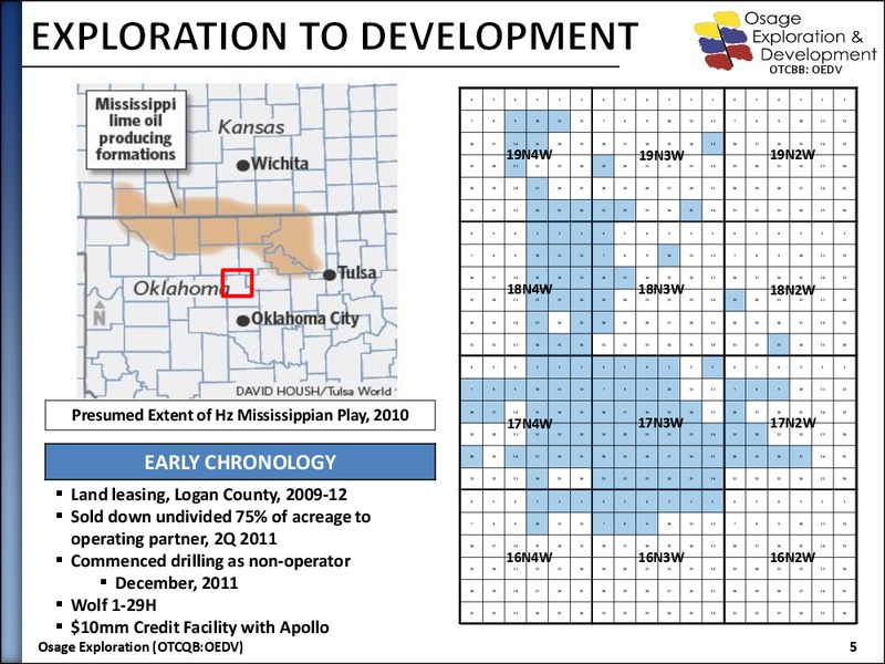 Company Presentation – Osage Exploration and Development, Inc. – slide 4