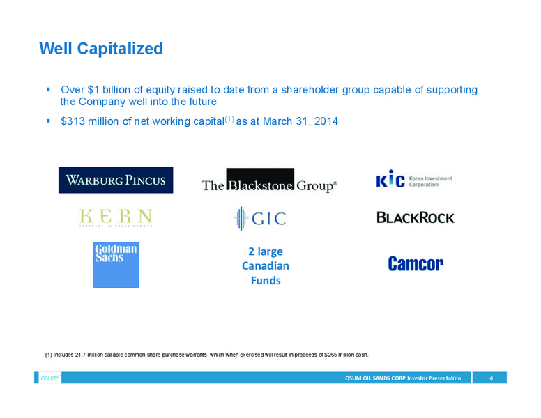 Corporate Presentation – Osum Oil Sands Corp – slide 3