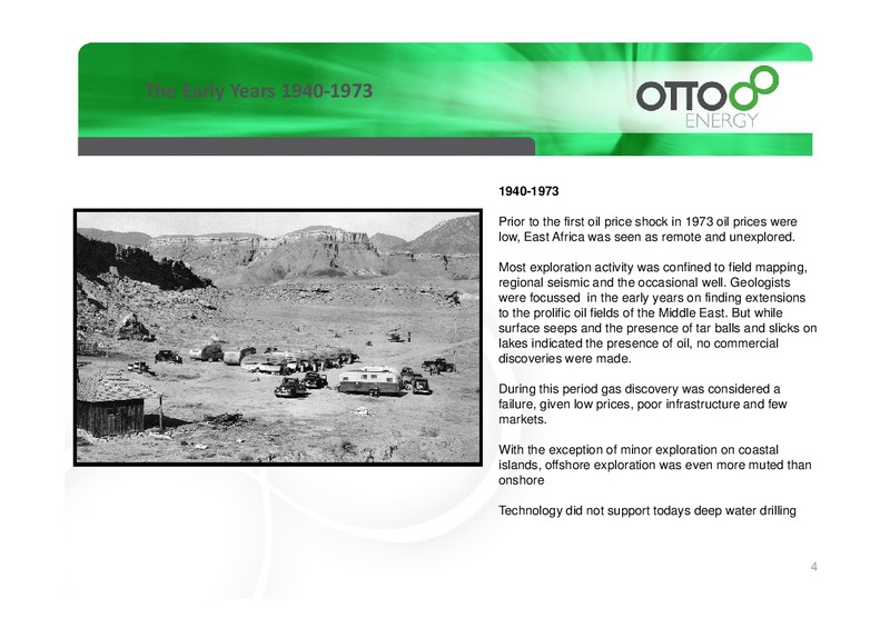 CONFERENCE PRESENTATION – Otto Energy Limited – slide 3