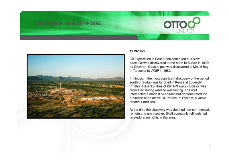 CONFERENCE PRESENTATION – Otto Energy Limited – slide 4