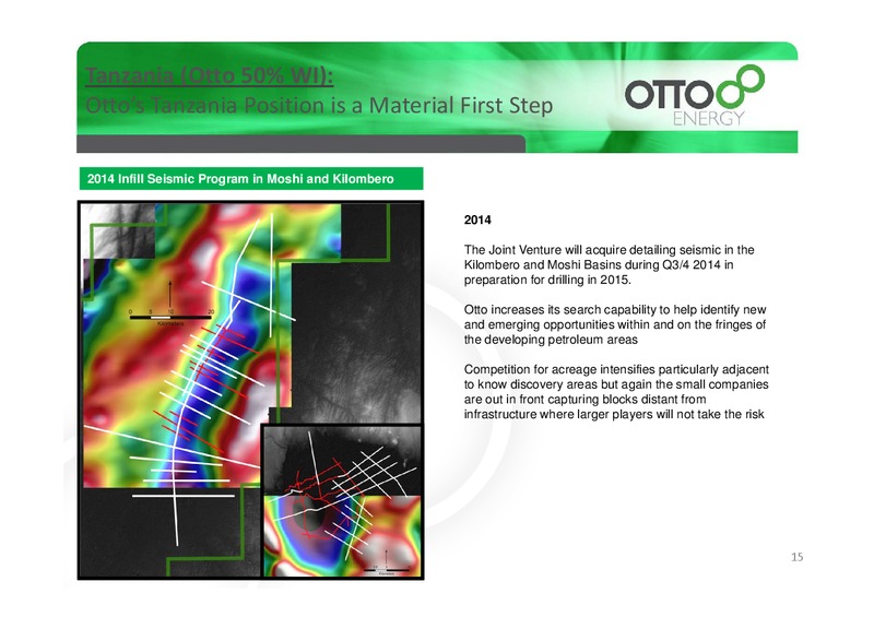 CONFERENCE PRESENTATION – Otto Energy Limited – slide 14