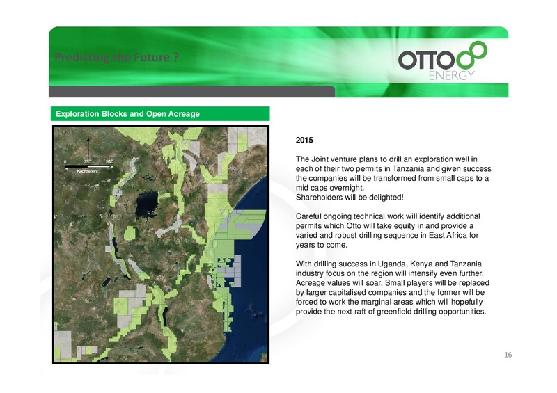 CONFERENCE PRESENTATION – Otto Energy Limited – slide 15