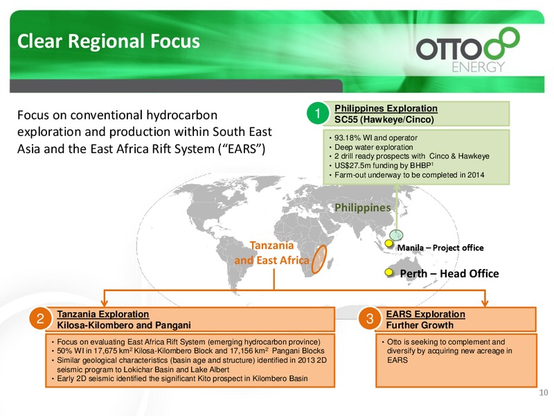 INVESTOR PRESENTATION – Otto Energy Limited – slide 9