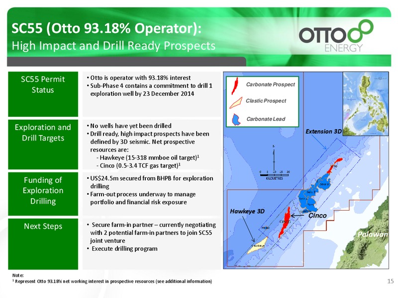 INVESTOR PRESENTATION – Otto Energy Limited – slide 14