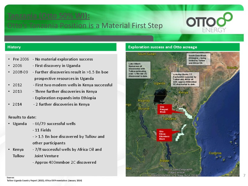 Company Announcement – Otto Energy Limited – slide 6