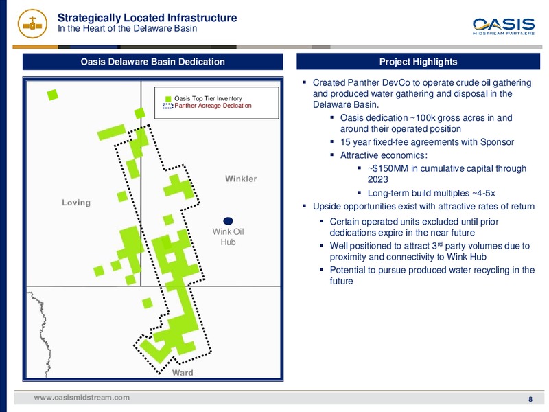 November 2019 Investor Presentation – Oasis Midstream Partners LP – slide 7
