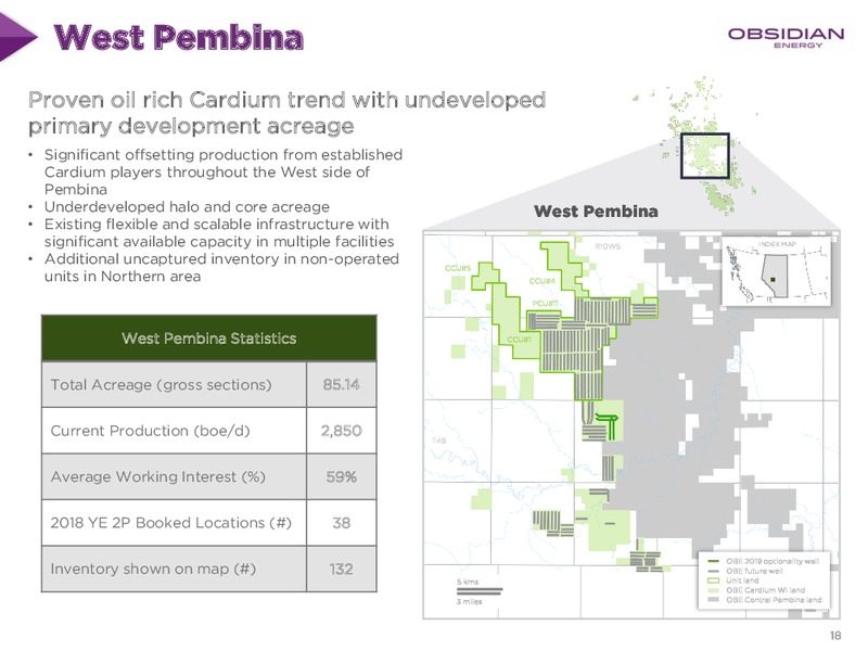 February 2019 Corporate Presentation – Obsidian Energy Ltd. – slide 17