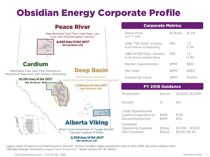 Cardium Roundtable Discussion – Obsidian Energy Ltd. – slide 2