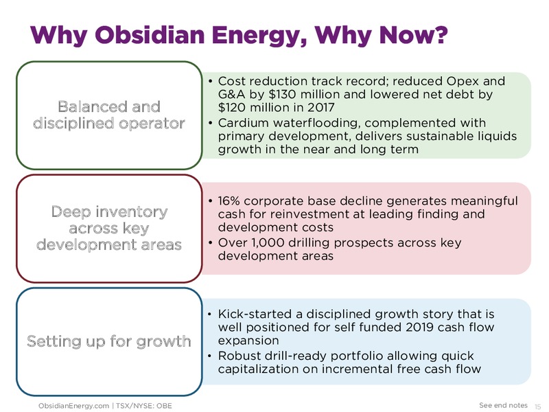 Cardium Roundtable Discussion – Obsidian Energy Ltd. – slide 14