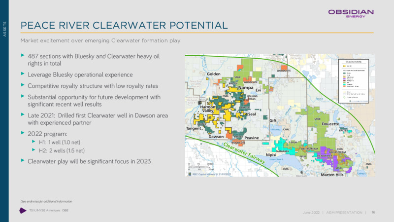 June 2022 Annual & Special Meeting Presentation – Obsidian Energy Ltd. – slide 15