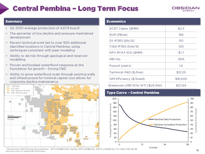 July 2020 Corporate Presentation – Obsidian Energy Ltd. – slide 17