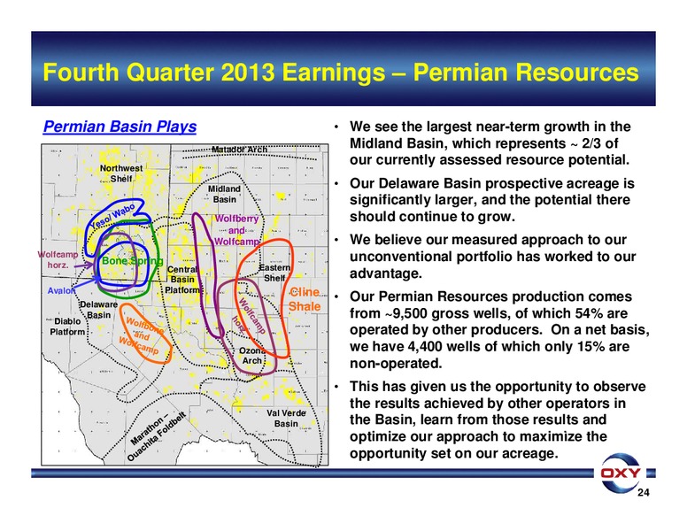 Q4 2013 Earnings Conference Call – Occidental Petroleum Corp – slide 24