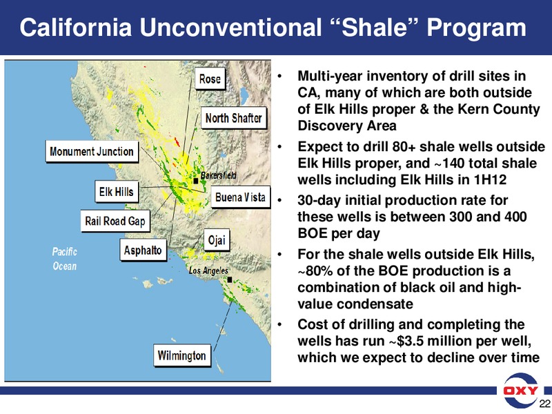 Credit Suisse 2012 Energy Summit – Occidental Petroleum Corp – slide 22