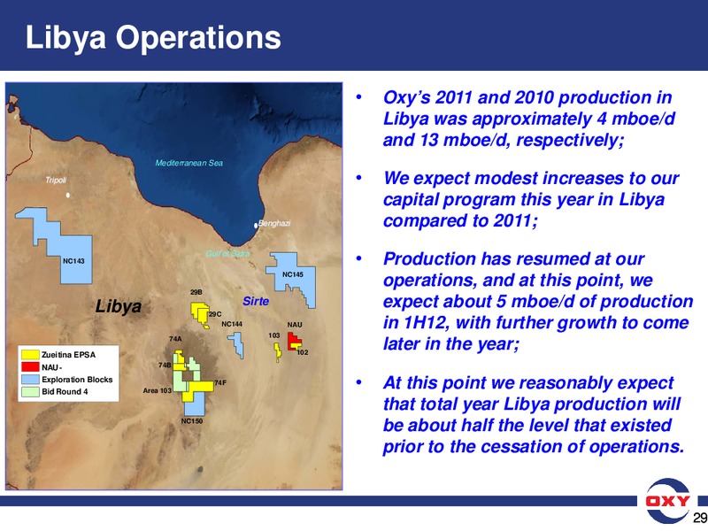 Credit Suisse 2012 Energy Summit – Occidental Petroleum Corp – slide 29
