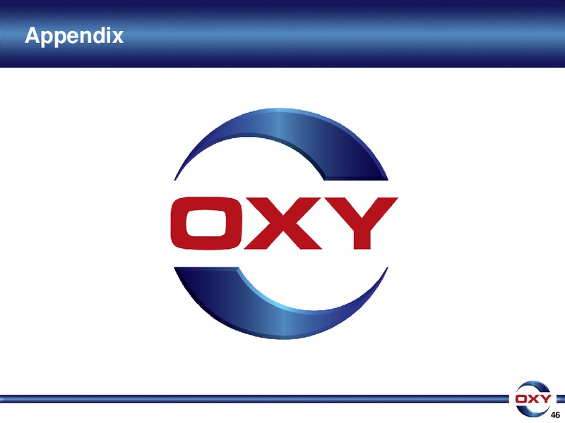 Credit Suisse 2013 Energy Summit – Occidental Petroleum Corp – slide 45