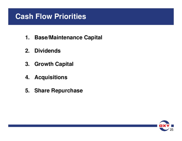 Howard Weil 39th Annual Energy Conference – Occidental Petroleum Corp – slide 25