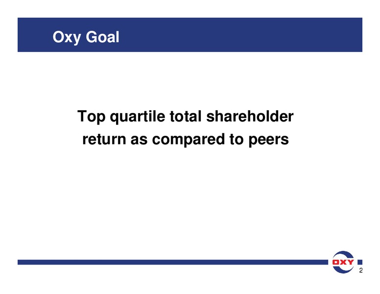 Analyst Meeting – Occidental Petroleum Corp – slide 10