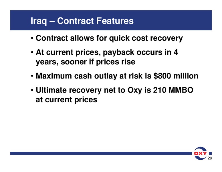 Analyst Meeting – Occidental Petroleum Corp – slide 47