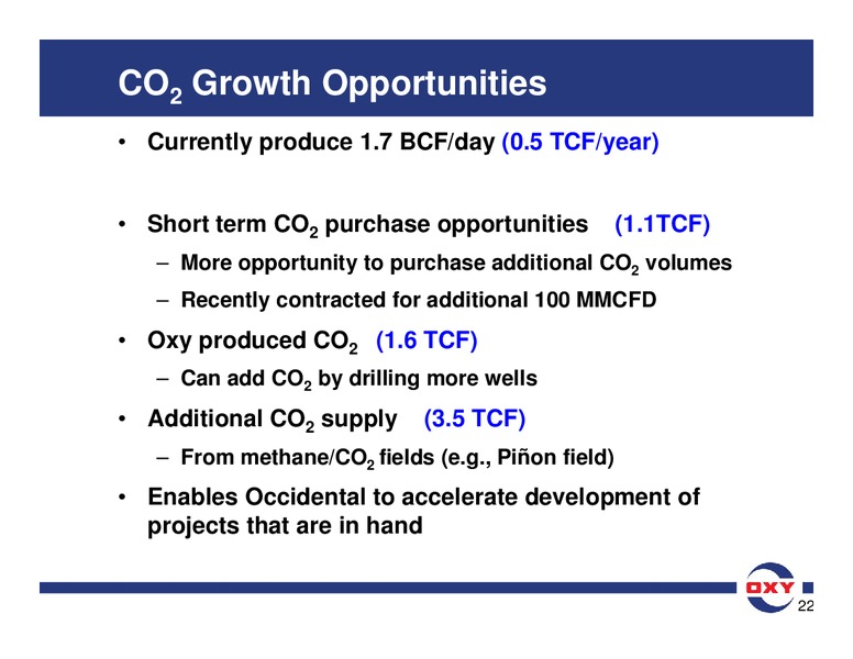 Analyst Meeting – Occidental Petroleum Corp – slide 72