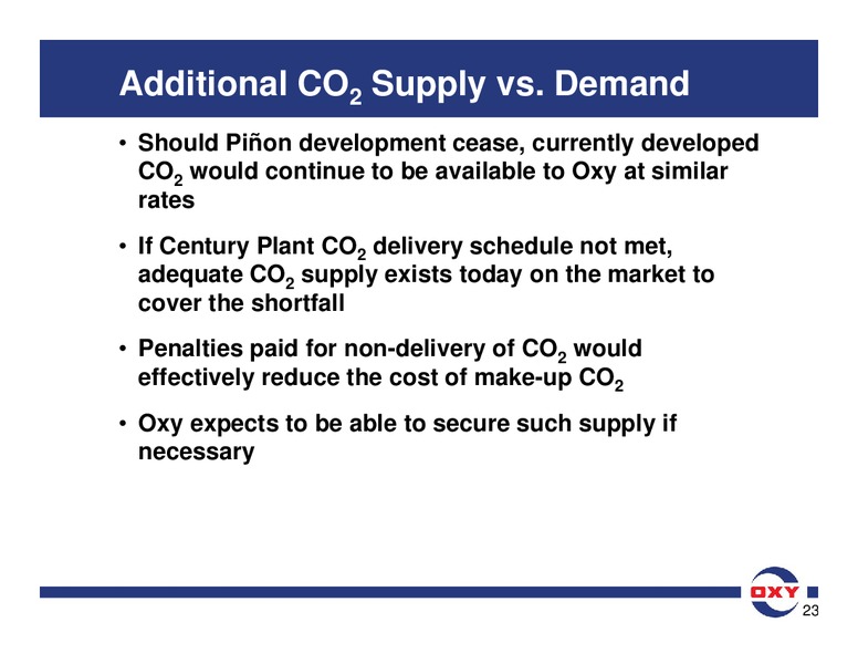 Analyst Meeting – Occidental Petroleum Corp – slide 73
