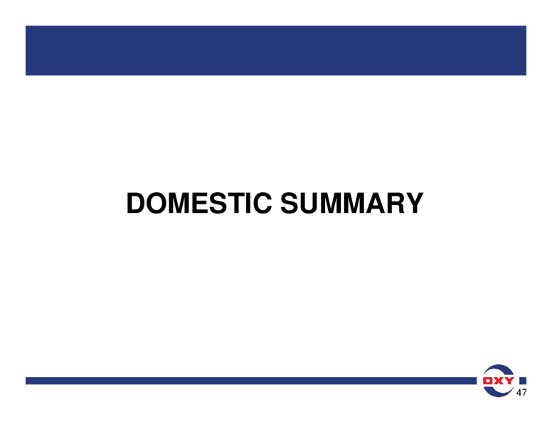 Analyst Meeting – Occidental Petroleum Corp – slide 97