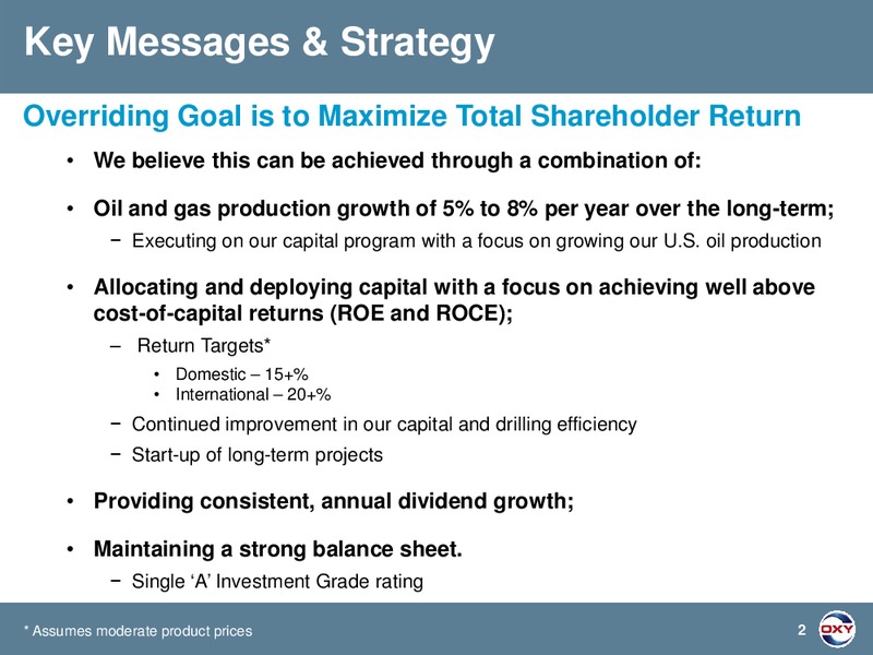 UBS Global Oil and Gas Conference Presentation 2015 – Occidental Petroleum Corp – slide 2