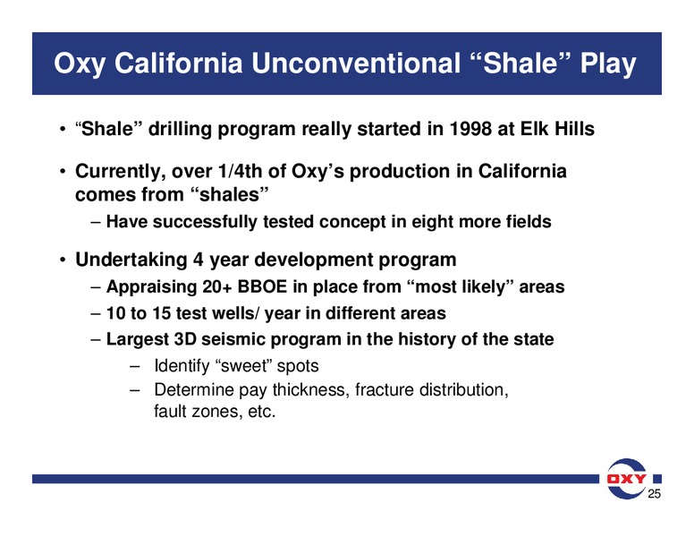 UBS Global Oil and Gas Conference – Occidental Petroleum Corp – slide 25