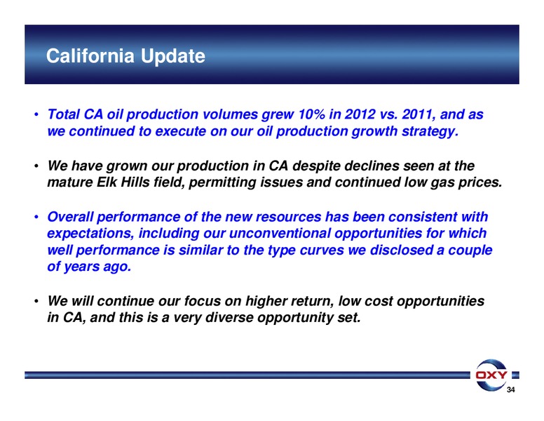 Sanford Bernsteins 29th Annual Strategic Decisions Conference – Occidental Petroleum Corp – slide 34