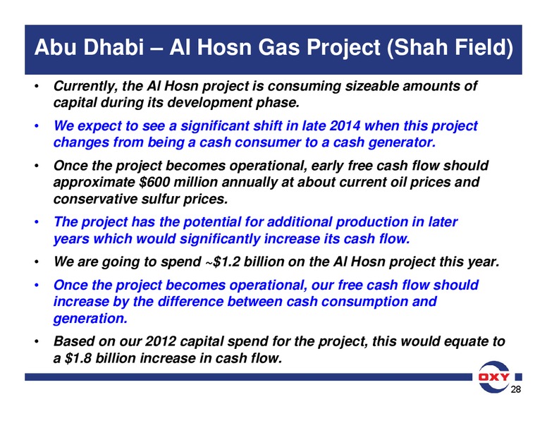 BAML Global Energy Conference – Occidental Petroleum Corp – slide 28