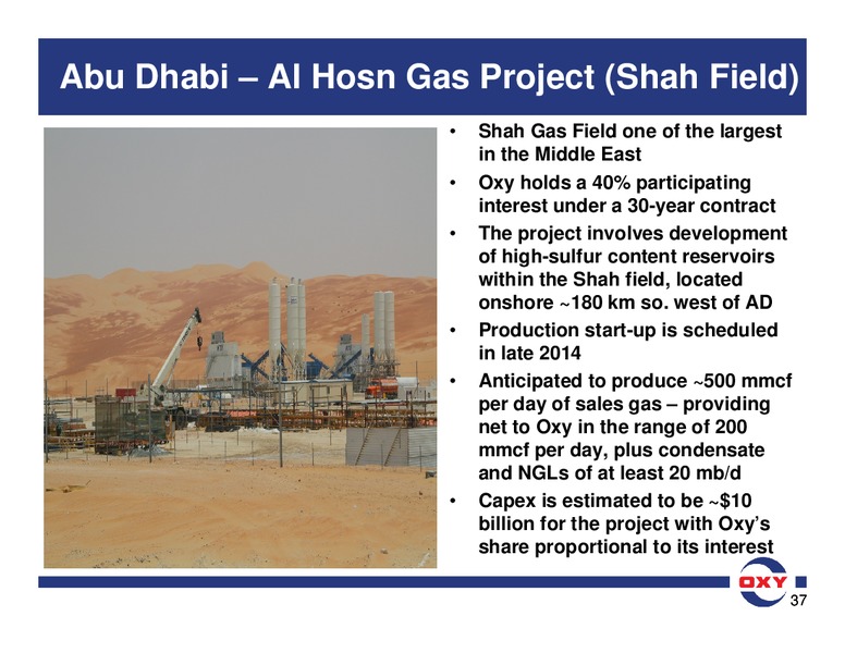 BAML Global Energy Conference – Occidental Petroleum Corp – slide 37