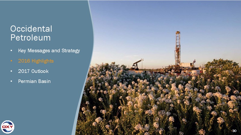 Credit Suisse Energy Summit – Occidental Petroleum Corp – slide 29