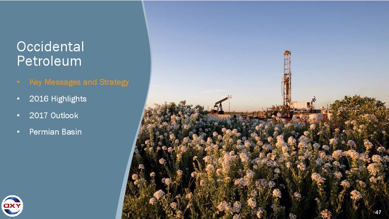 Credit Suisse Energy Summit – Occidental Petroleum Corp – slide 46