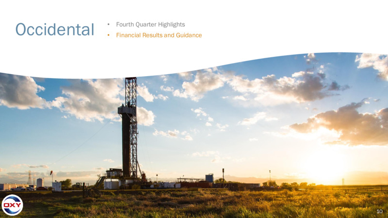4Q 2020 Earnings Presentation – Occidental Petroleum Corp – slide 9