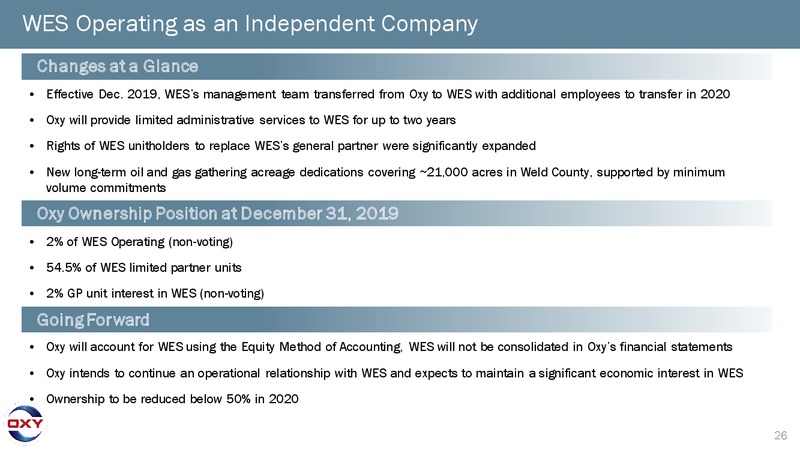 4Q 2019 Earnings Presentation – Occidental Petroleum Corp – slide 25