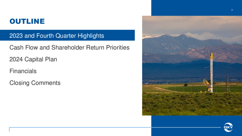 4Q 2024 Earnings Presentation – Occidental Petroleum Corp – slide 2