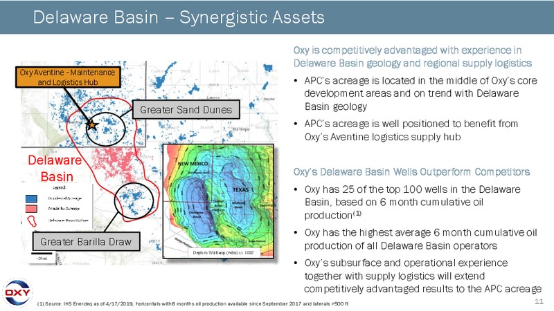 Revised Acquisition of Anadarko Petroleum – Occidental Petroleum Corp – slide 10