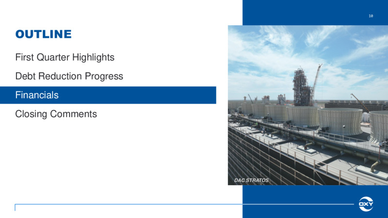 1Q 2025 Earnings Presentation – Occidental Petroleum Corp – slide 9