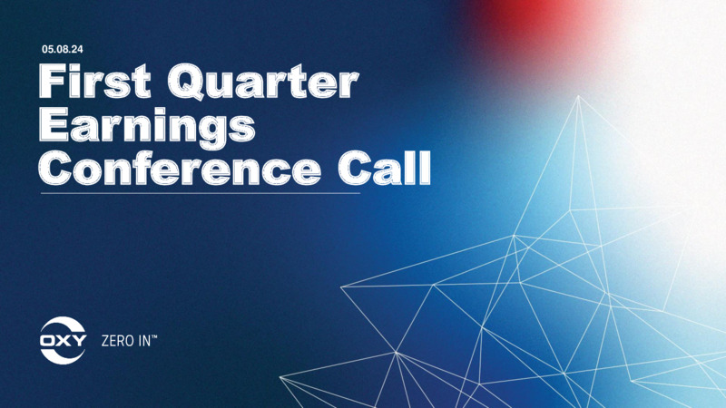 1Q 2024 Earnings Presentation – Occidental Petroleum Corp – slide 1