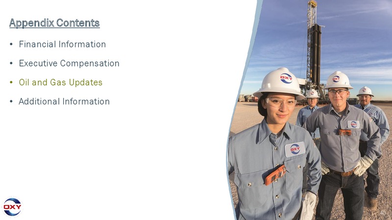 May 2019 Investor Presentation – Occidental Petroleum Corp – slide 39
