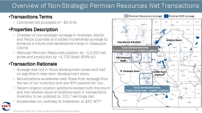 June 2017 Investor Presentation – Occidental Petroleum Corp – slide 5