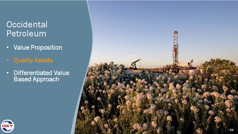 June 2017 Investor Presentation – Occidental Petroleum Corp – slide 23