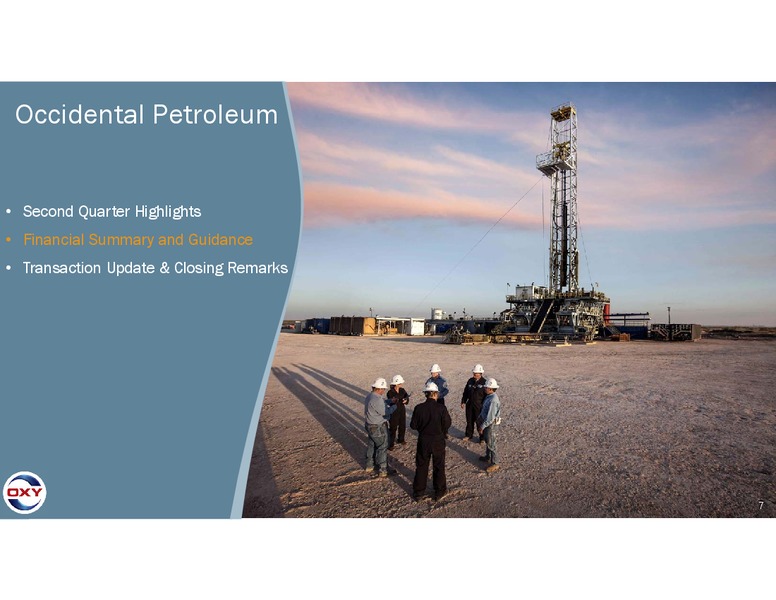 2Q 2019 Earnings Presentation – Occidental Petroleum Corp – slide 6