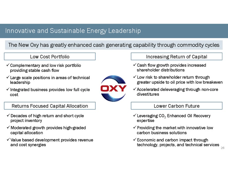 2Q 2019 Earnings Presentation – Occidental Petroleum Corp – slide 25